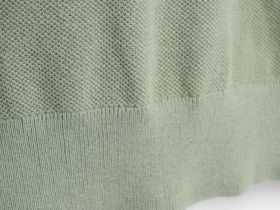 Поло из текстурной ткани, Зеленый