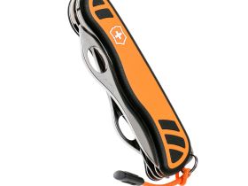 Складной нож Victorinox Hunter XT One Hand, сталь X50CrMoV15, рукоять нейлон, оранжево-черный