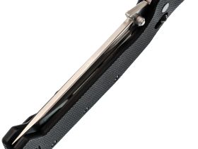 Складной нож Obertech ns-02 Normal straight, сталь VG-10, рукоять G10, черный