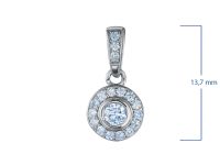 Подвеска из серебра э0612пд02150500