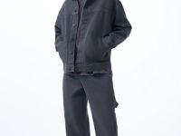 Куртка-рубашка из твила, Серый