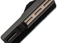 Автоматический нож Maxace Uranus T/E Satin сталь 10Cr15CoMoV, рукоять Gray Aluminum