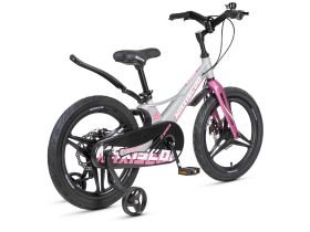 Детский велосипед Maxiscoo Space Deluxe 18, год 2025, цвет Серый