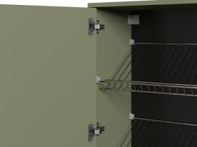 Обувница подвесная Сайрис 50x99 Оливковый
