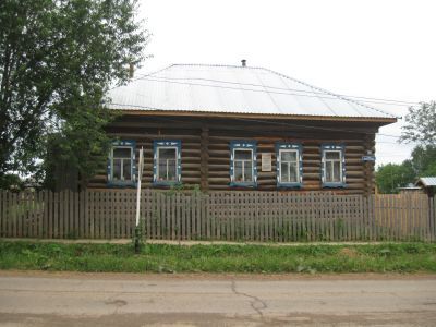 Дом, где жил один из основоположников коми-пермяцкой литературы М.П. Лихачев