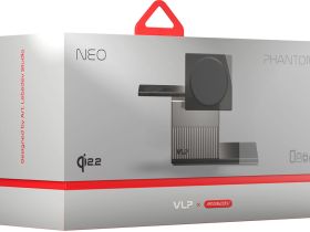 Беспроводное зарядное устройство VLP Neo Phantom Qi2.2 / MagSafe Серое