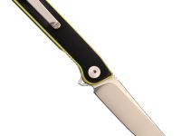 Складной нож Капрал Техно, сталь VG-10, рукоять G10 черно-желтый
