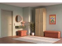 Распашной шкаф Флавир 2-80x245 Ротанг