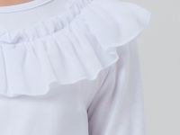 Фуфайка трикотажная для девочек (футболка с длинными рукавами)