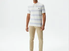 Мужское трикотажное поло Lacoste