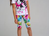 Фуфайка трикотажная для девочек (футболка)