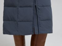 Утепленная юбка на молнии прямого силуэта