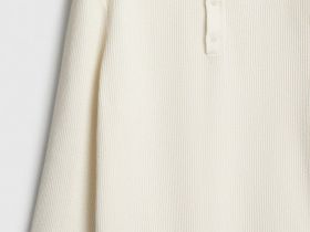 Текстурное вязаное поло, Белый