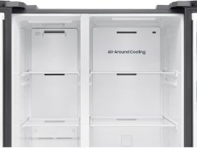 Холодильник Samsung Side-by-Side с технологией SpaceMax, 646 л нержавеющая сталь
