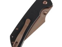 Складной нож Tenable Fenrir, сталь 14C28N, рукоять G10, черный