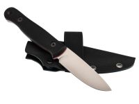 Туристический нож Маус, сталь AUS-10Co, рукоять черный G10, конвекс
