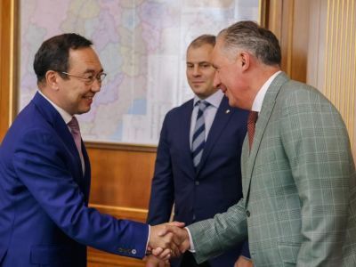 Глава Якутии встретился с президентом Олимпийского комитета России