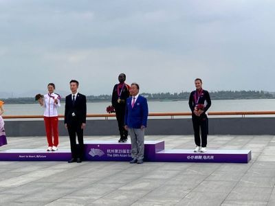 Якутянка Сардана Трофимова завоевала бронзовую медаль марафонской гонки Азиатских игр в Китае