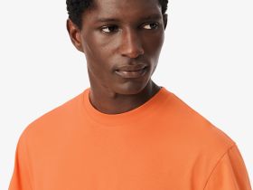 Мужская хлопковая футболка Lacoste с коротким рукавом