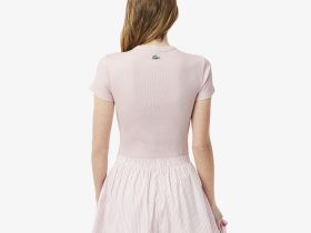 Женская хлопковая футболка Lacoste Urban