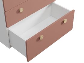 Комод детский Арчи 80x75 Розовый