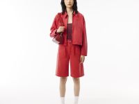 Женская джинсовая куртка Lacoste свободного кроя