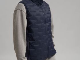 Стеганый пуховый жилет