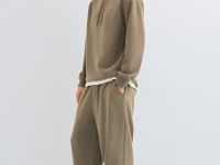 Утеплённые джоггеры, Коричневый