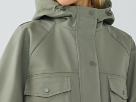 Куртка оверсайз на кулиске, Желтый