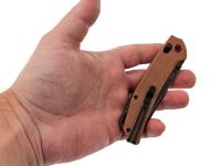 Складной нож SRM Asika 411L-MN, сталь 14C28N, рукоять микарта