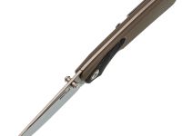 Складной нож SRM Dome 106M-GW, сталь 14C28N, рукоять G10+Gmascus серый