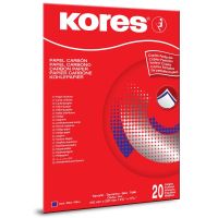 Бумага копировальная Kores 1200 А4 20 л Синяя
