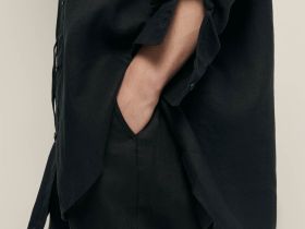 Блузка из конопляной ткани