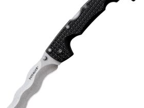 Нож складной Cold Steel Kris Voyager, сталь AUS-10A, рукоять Griv-Ex, черный