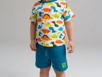 Комплект детский трикотажный для мальчиков: фуфайка (футболка), шорты