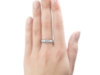 Кольцо из белого золота с бриллиантом э4701кц10210203