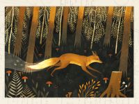 Открытка Дворникова А. "Огненная лиса"