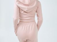 Широкие трикотажные брюки для девочек, Розовый