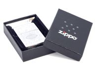 Зажигалка ZIPPO American Classic, латунь с покрытием High Polish Chrome, серебристый, 36х12x56 мм