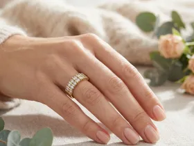 Классическое кольцо из желтого золота э0312кц02159700_white