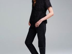 Брюки трикотажные для девочек