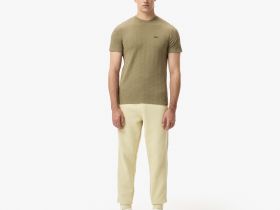 Мужская хлопковая футболка Lacoste стандартного кроя