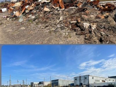 В Айхале завершены работы по ликвидации несанкционированных свалок