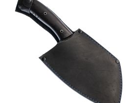 Тяпка Туристическая №1, сталь ХВГ, граб, Мастерская Ваулина