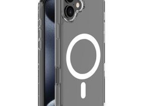 Чехол-накладка Kzdoo Mag Guardian Magsafe для iPhone 16 Plus силиконовый (прозрачный)