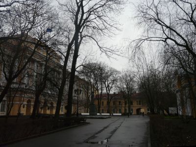 Сад парадного двора дворца Разумовского К.Г.