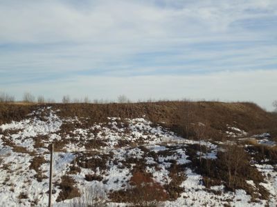 Валы крепостные быв г. Клещина и церковь