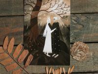 Поэтический постер Дворникова А. "Дева и Кощей"