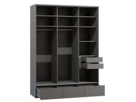 Шкаф-купе Беррингтон 3.1-207x240 Графитовый