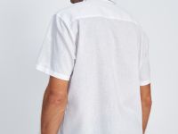 Рубашка изо льна с коротким рукавом